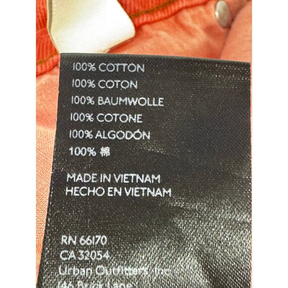 BDG Urban Outfitters Women's Pink "You and Me" Print Barrel Jeans - Size 25x28.5 - Picture 8 of 8